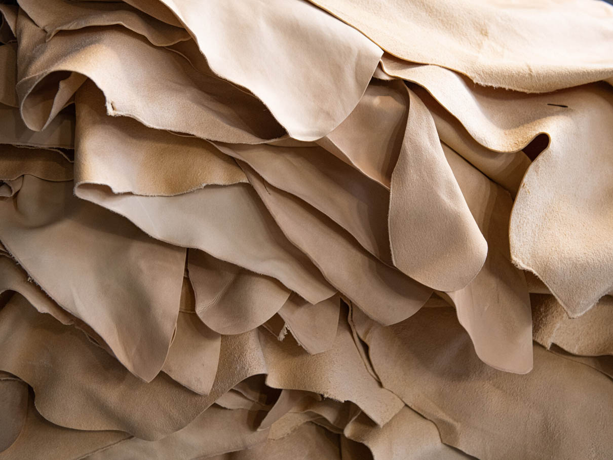 Skoda Eco tanned leather made with olive extract.