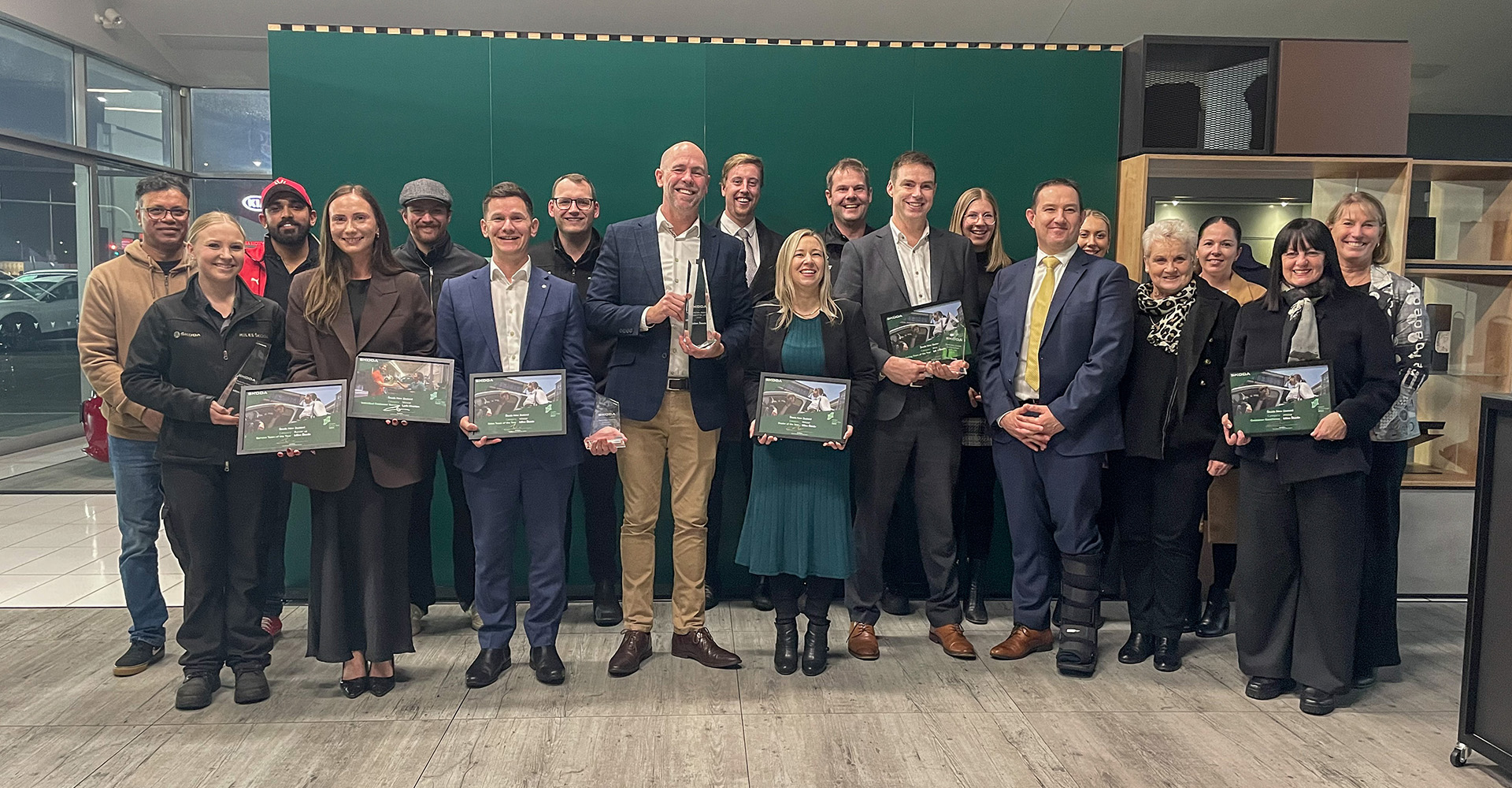 Miles Skoda dealership awards