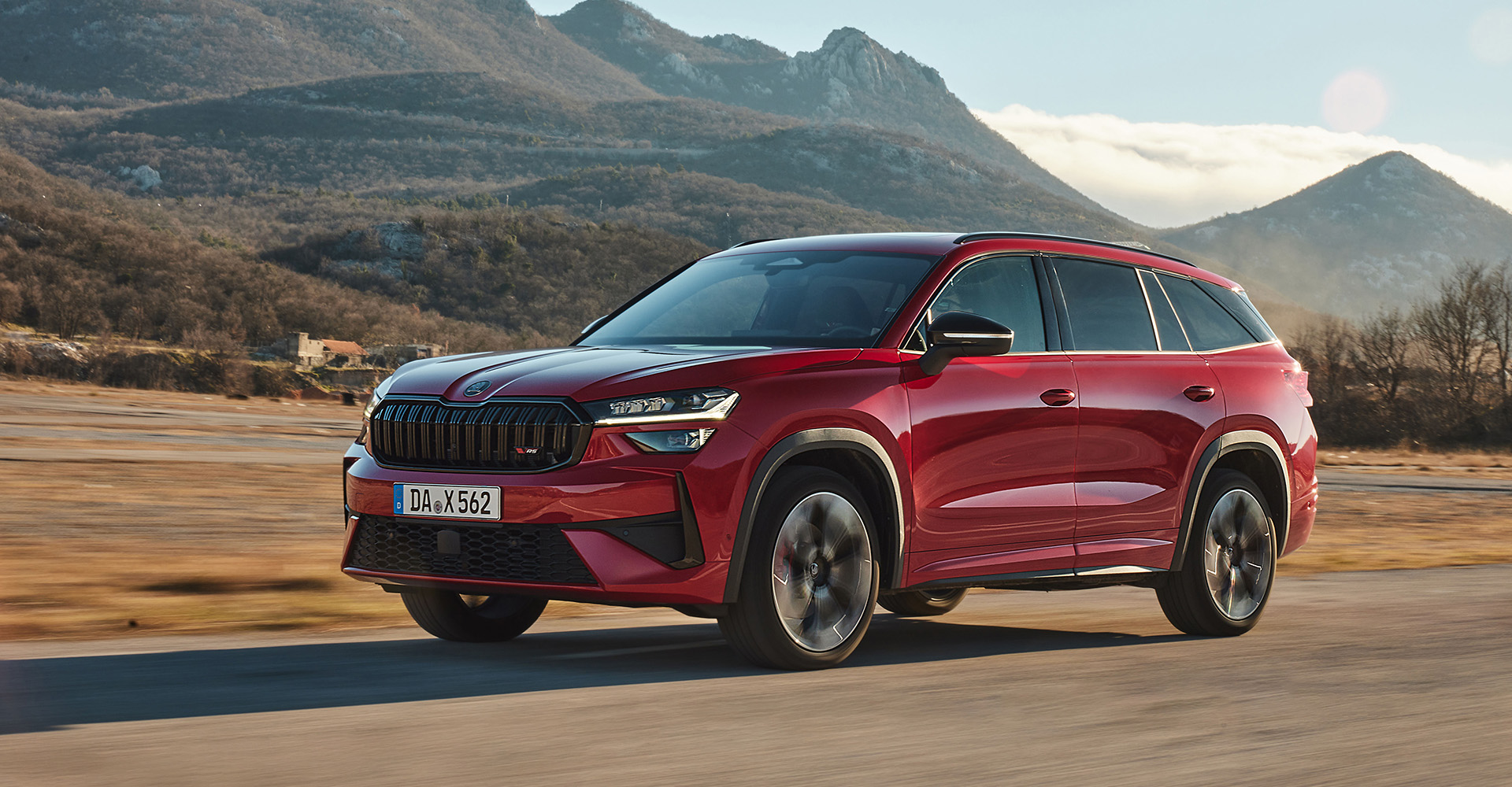 Skoda Kodiaq RS driving
