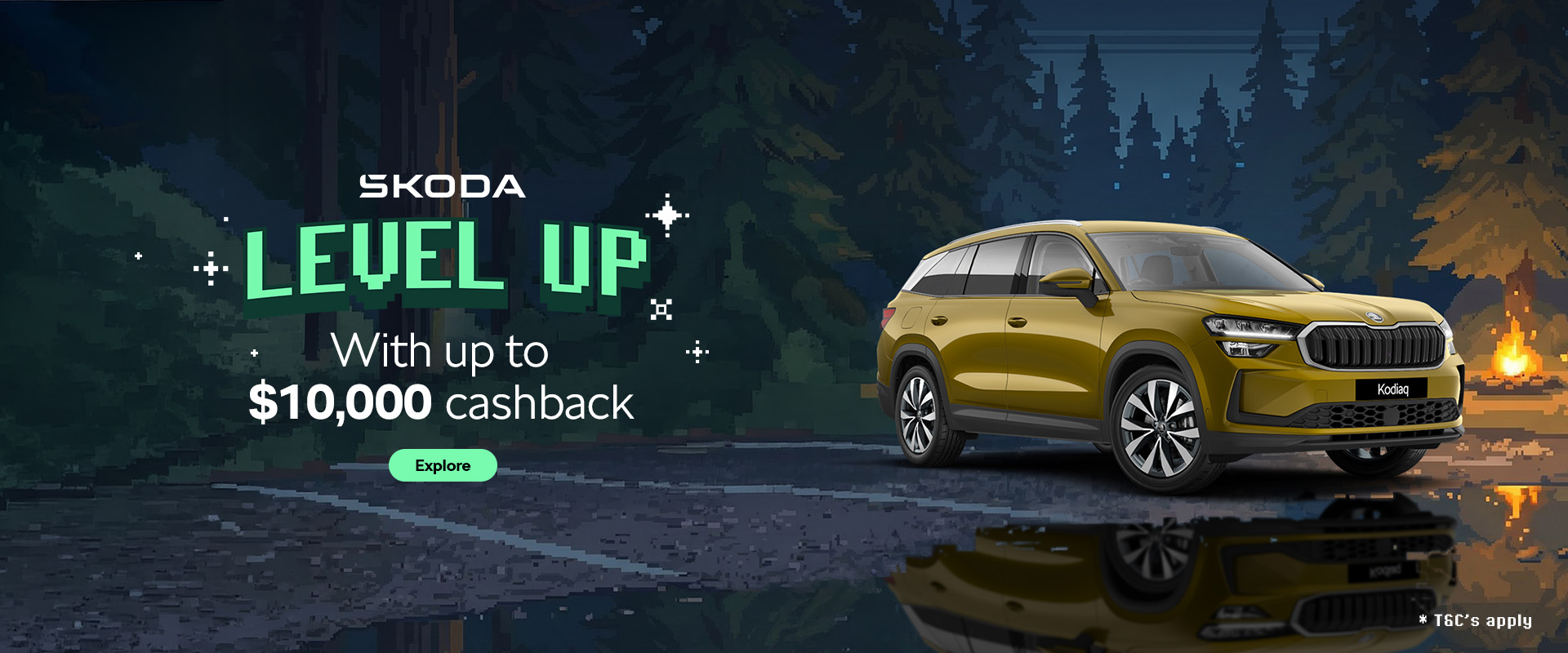 Skoda Level Up with $10,000 cashback